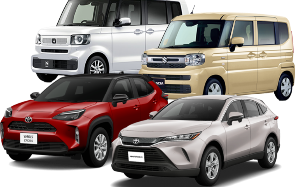 国内全メーカー全車種から新車が購入できます